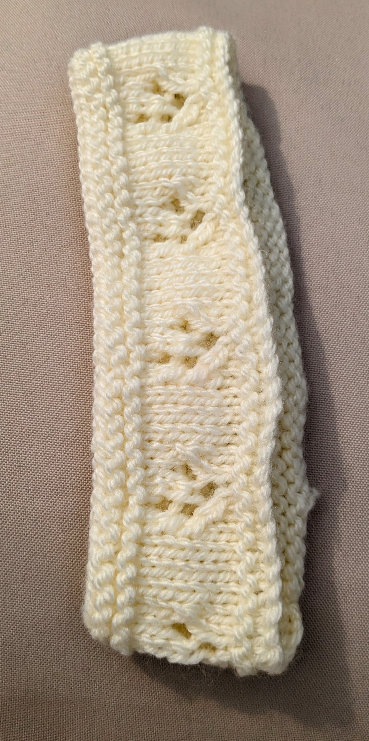 Knitted Baby Cardigan & Headband Set 0-3 Months