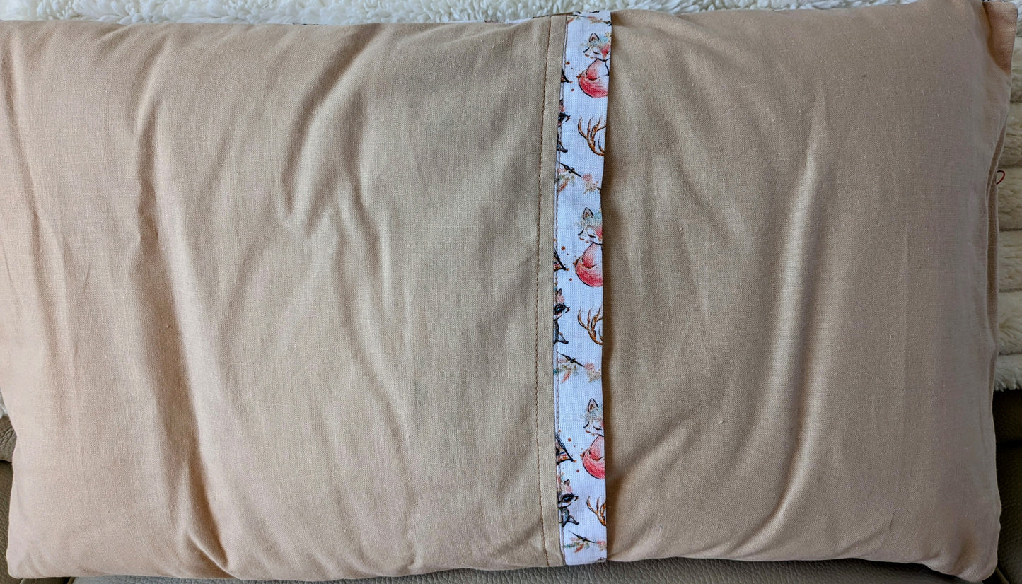 Reading Book Pillow- Woodland Camping