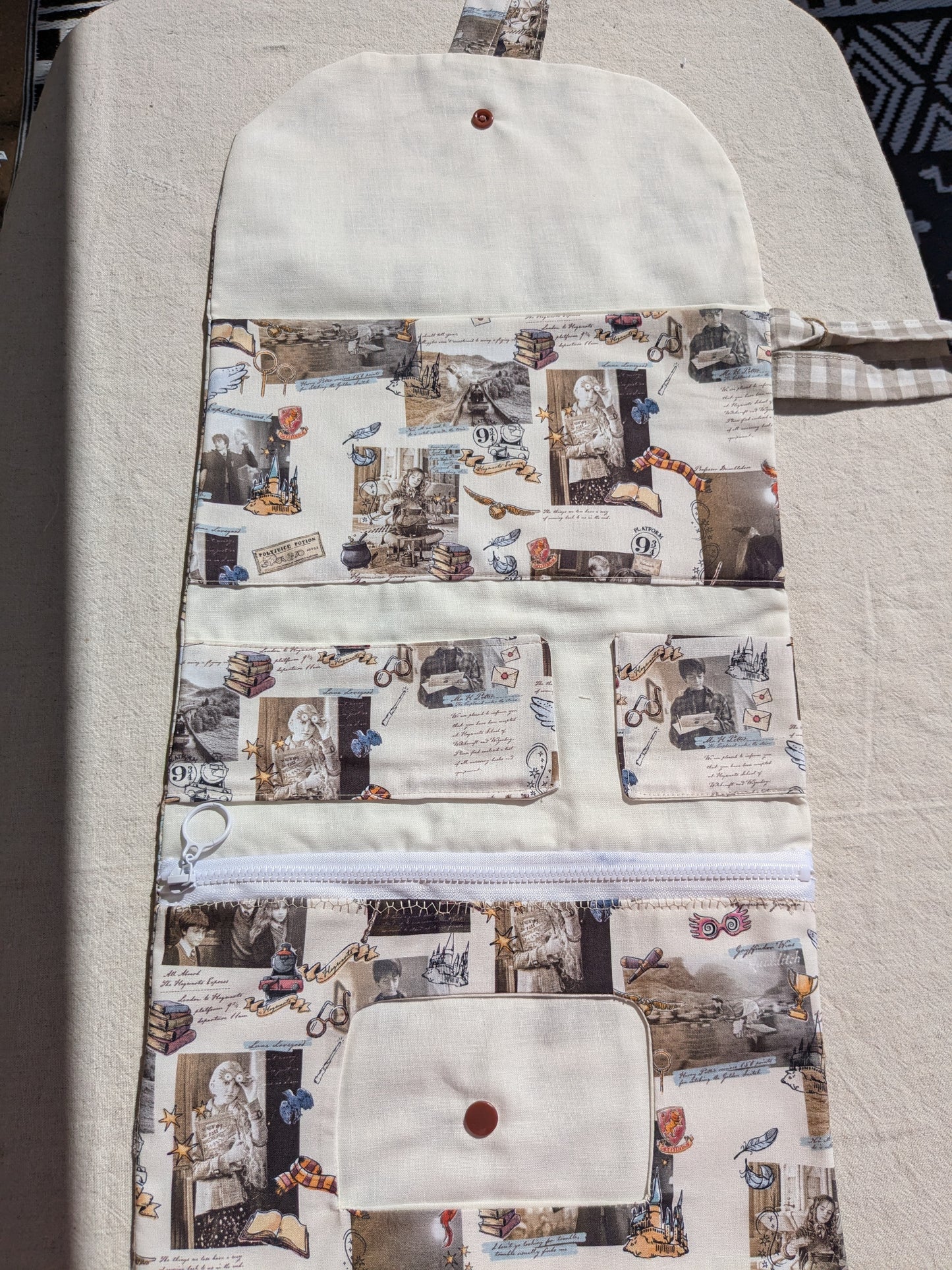 Foldable Hanging Cot Organiser - Unpadded - Harry Potter Design